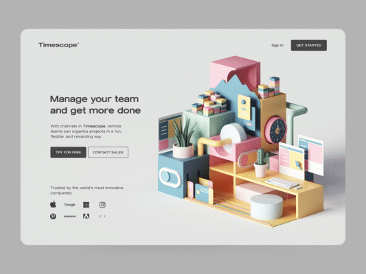 3d illustration design