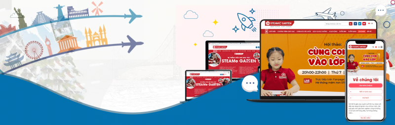 Thiet ke web tu van du hoc web dao tao